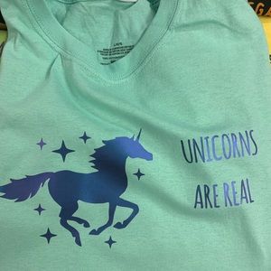 Unicorn vinyl tee